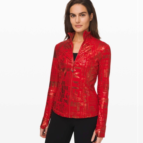 lululemon athletica Jackets & Blazers - Lululemon Define Jacket- 20YR Manifesto Foil Dark Red
